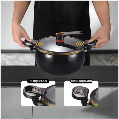 Olla Chubby Versátil Antiadherente 7L (Inducción y Gas)